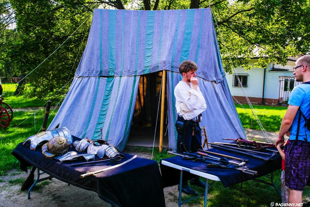 Rekonstrukcja obozu wojennego króla Jana III Sobieskiego w Wilanowie