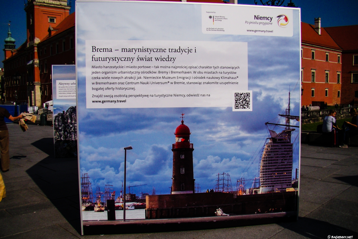 Plenerowa wystawa na placu Zamkowym - Zjednoczone Niemcy